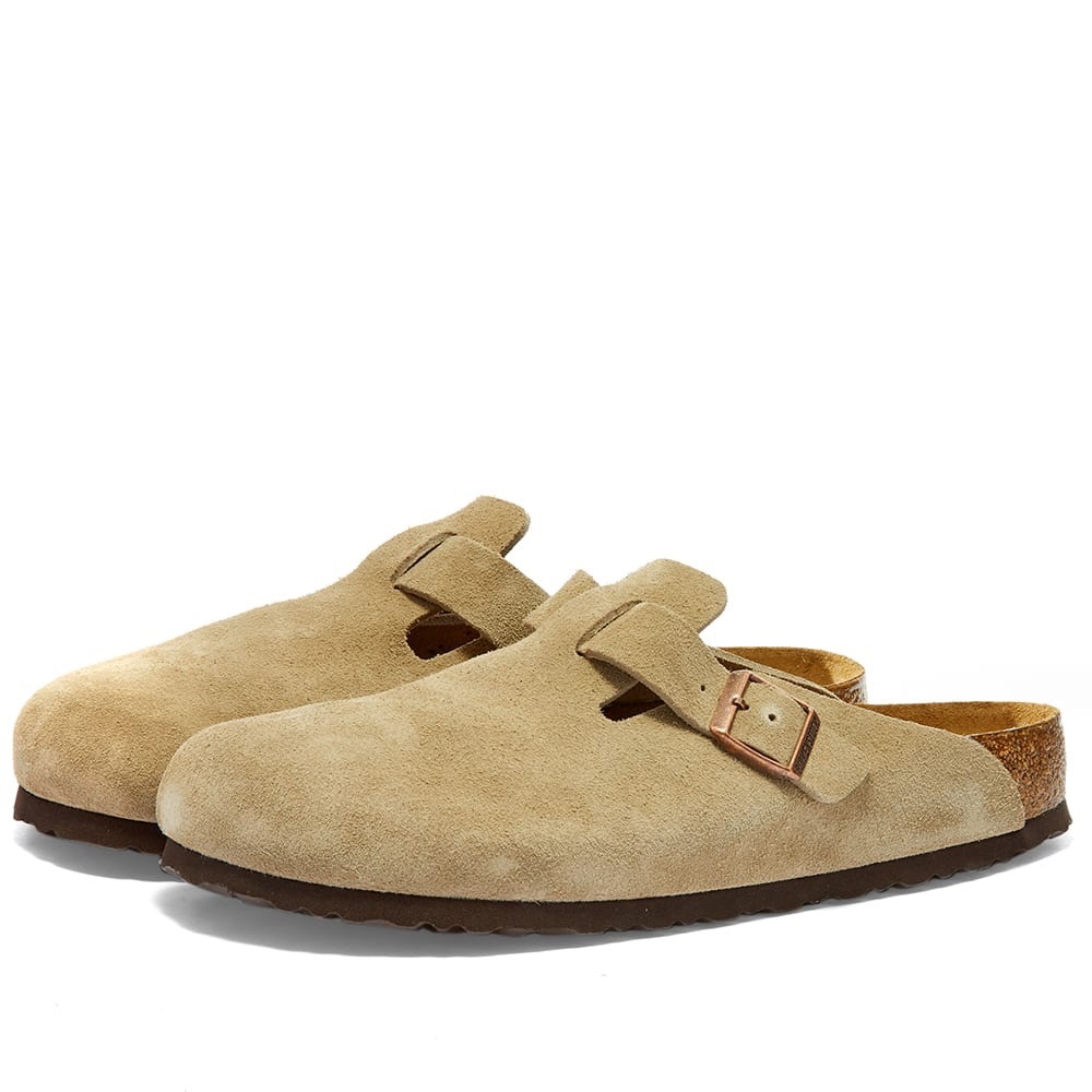 BIRKENSTOCK BOSTON SFB TAUPE SUEDE